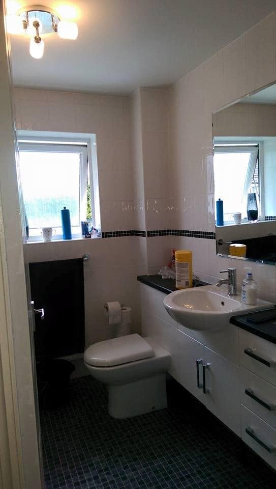 Bathroom works, surface tiling renovation
