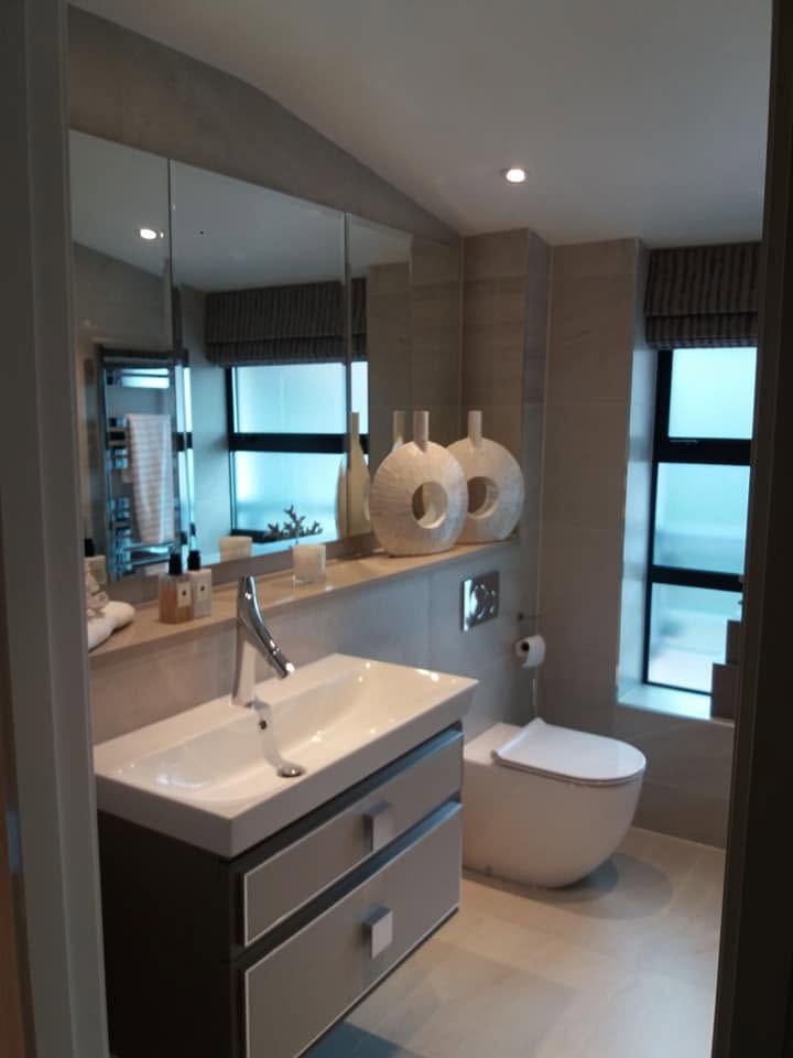Bathroom refurb, wet and dry areas finished