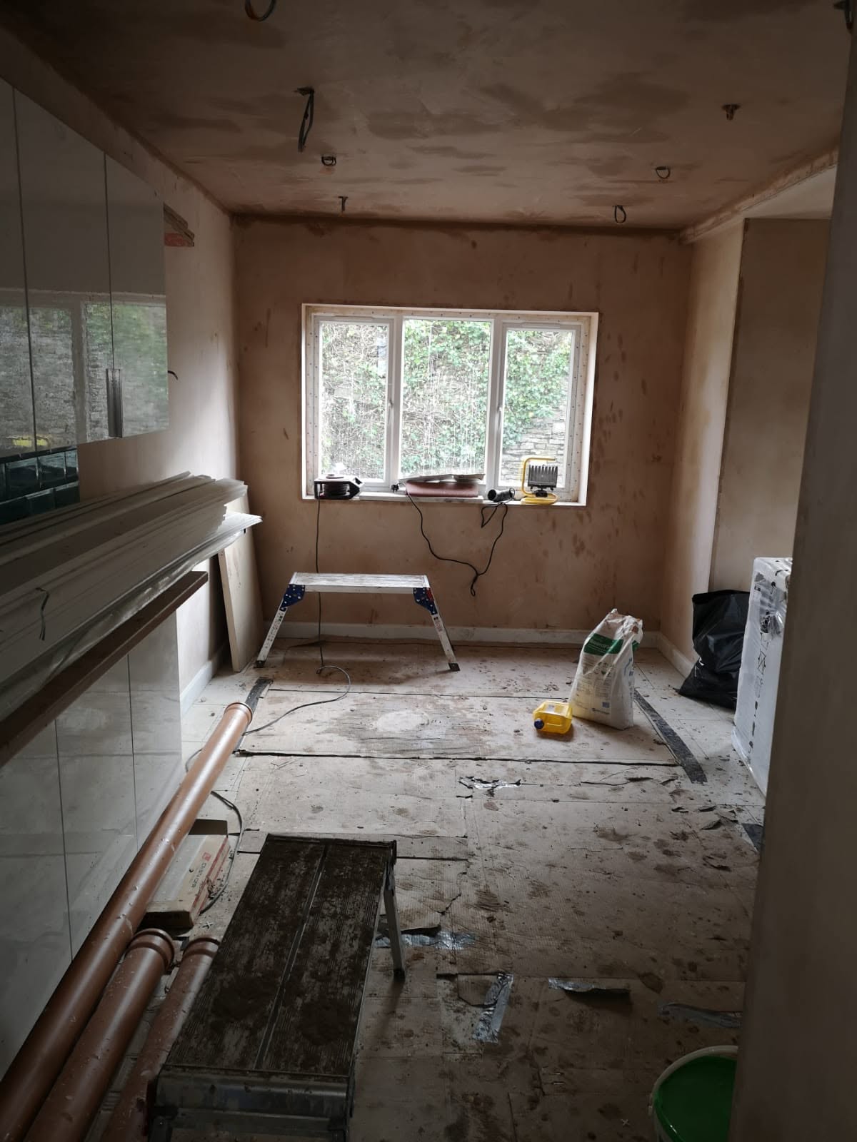 Before: interior renovation, initial state