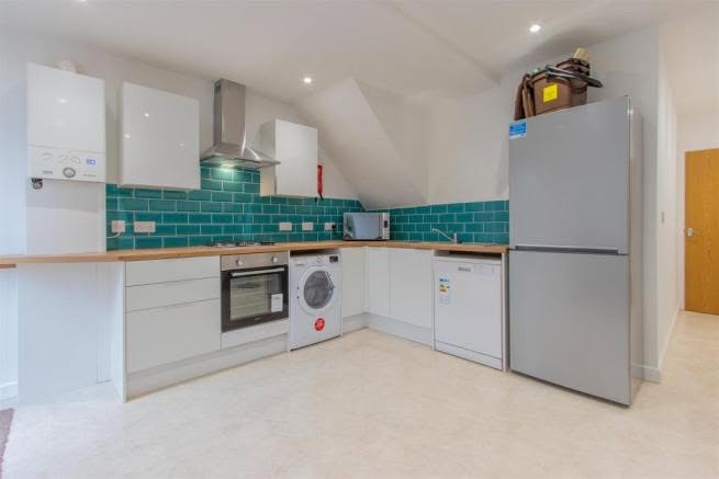 Kitchen refit, completed units and worktop installation
